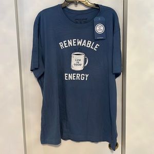 Life is Good Blue Tshirt Size XL